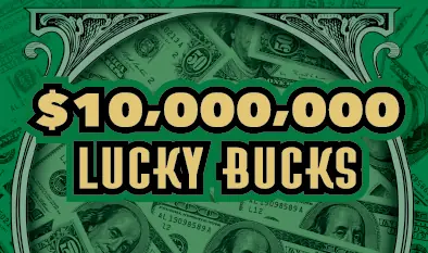 $10,000,000 LUCKY BUCKS Massachusetts scratch ticket ticket
