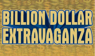 BILLION DOLLAR EXTRAVAGANZA Massachusetts scratch ticket ticket