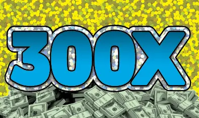 300X Massachusetts scratch ticket ticket