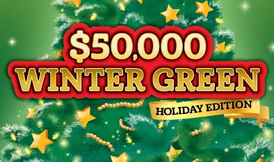$50,000 Winter Green Massachusetts scratch ticket ticket