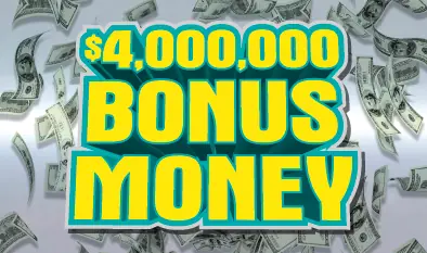 $4,000,000 BONUS MONEY Massachusetts scratch ticket ticket