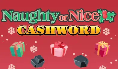 NAUGHTY OR NICE CASHWORD Massachusetts scratch ticket ticket