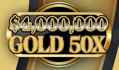 $4,000,000 GOLD 50X Massachusetts scratch ticket ticket