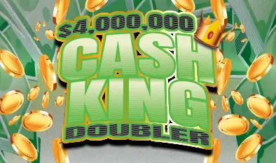 $4,000,000 CASH KING DOUBLER Massachusetts scratch ticket ticket