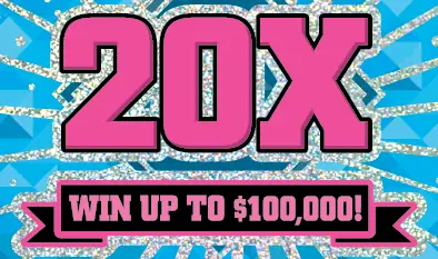 20X Massachusetts scratch ticket ticket