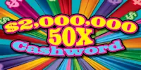 $2,000,000 50X CASHWORD 2025 Massachusetts scratch ticket ticket