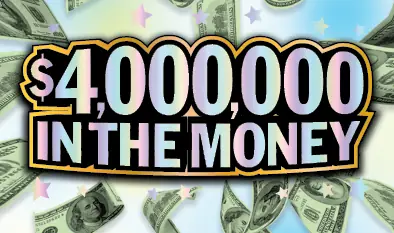 $4,000,000 IN THE MONEY Massachusetts scratch ticket ticket