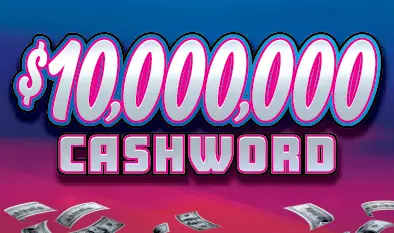 $10,000,000 CASHWORD Massachusetts scratch ticket ticket