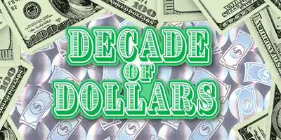 DECADE OF DOLLARS Massachusetts scratch ticket ticket