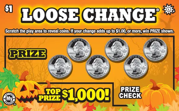 Loose Change® Maryland scratch-off ticket