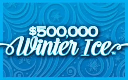$500,000 Winter Ice Michigan scratch-off ticket