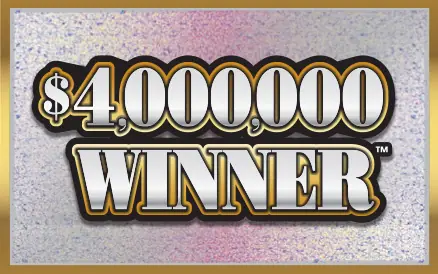 $4,000,000 Winner Michigan scratch-off ticket