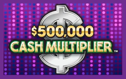 $500,000 Cash Multiplier Michigan scratch-off ticket