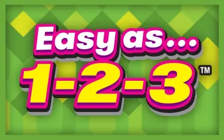 Easy as...1-2-3 Michigan scratch-off ticket