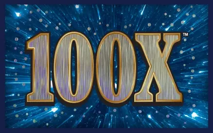 100X Michigan scratch-off ticket