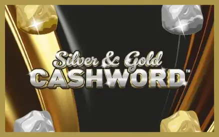 Silver & Gold Cashword Michigan scratch-off ticket
