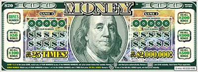 Money Michigan scratch-off ticket
