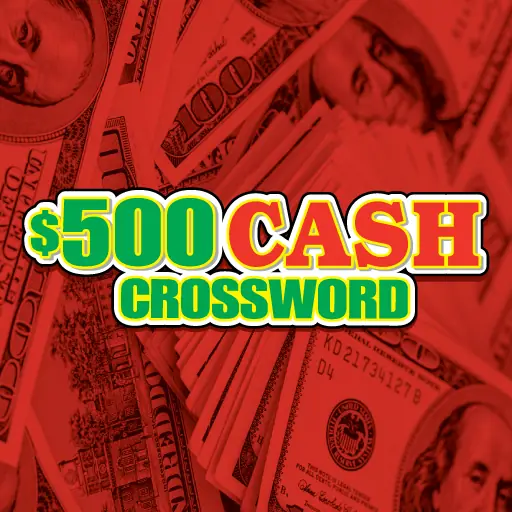 $500 Cash Crossword Minnesota scratch game ticket