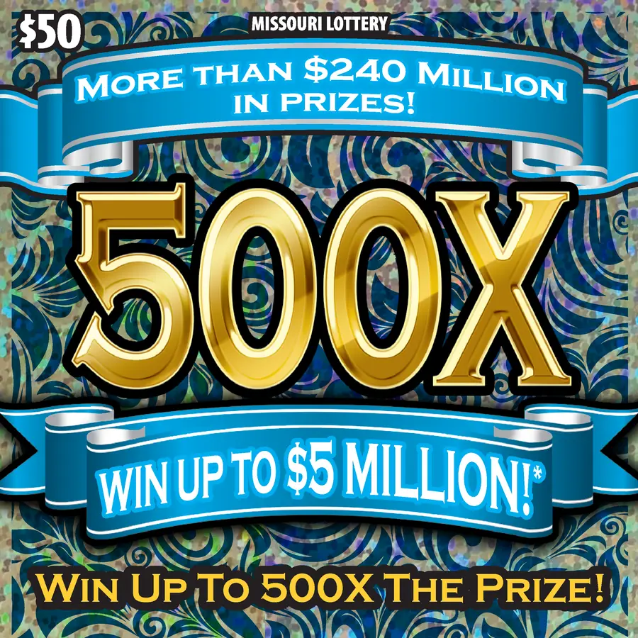 500X Missouri scratcher ticket