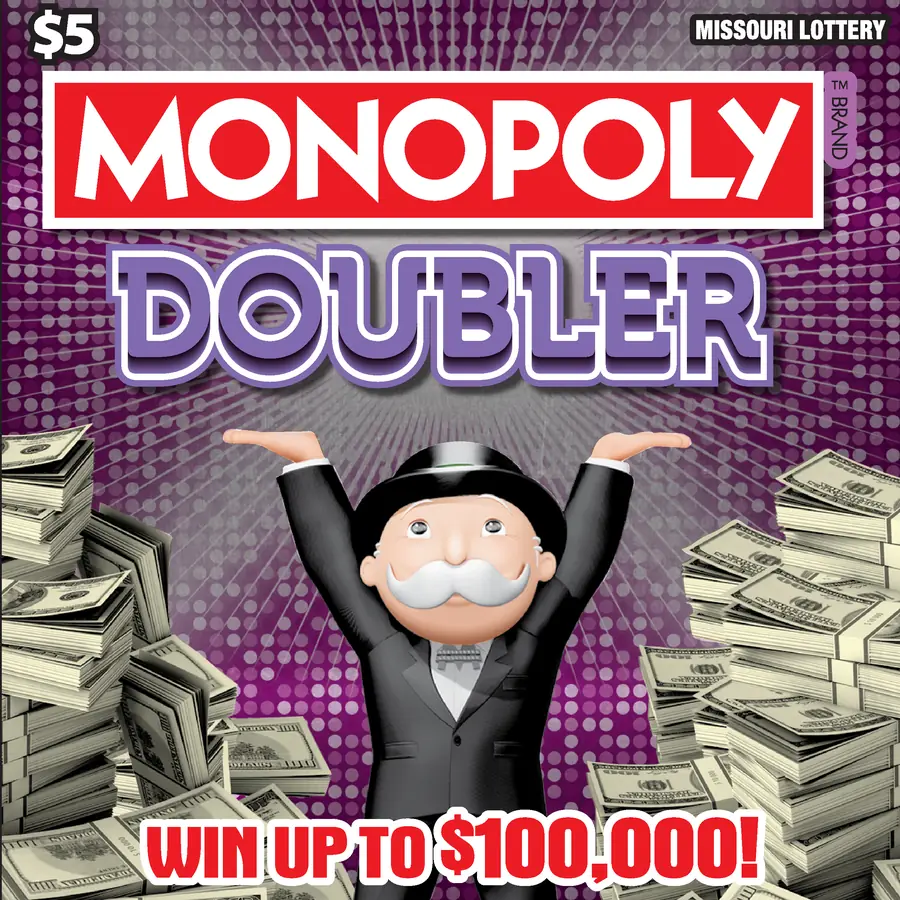 MONOPOLY DOUBLER™ Missouri scratcher ticket