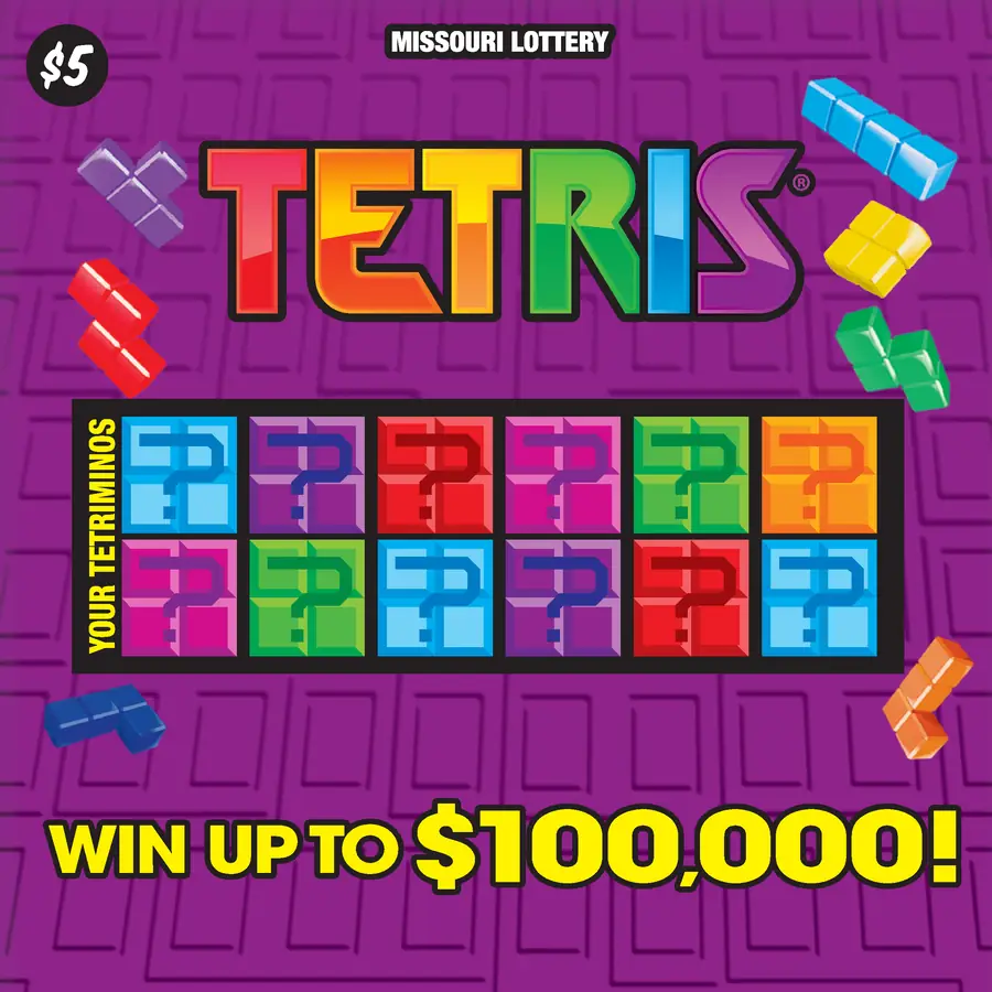 TETRIS Missouri scratcher ticket