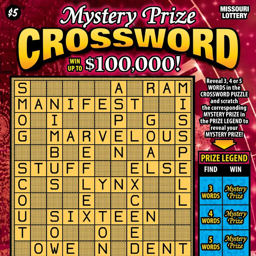 MYSTERY PRIZE CROSSWORD Missouri scratcher ticket