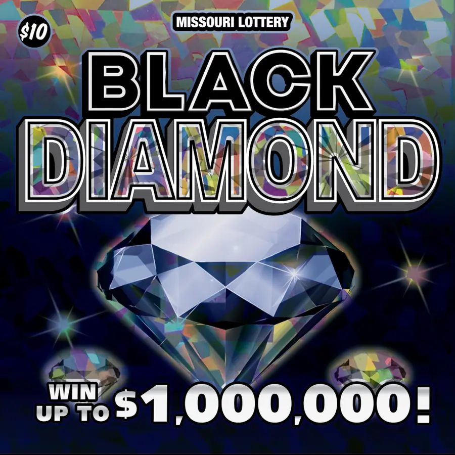 BLACK DIAMOND Missouri scratcher ticket