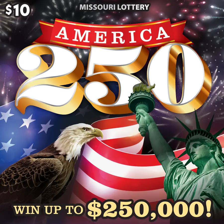AMERICA 250 Missouri scratcher ticket