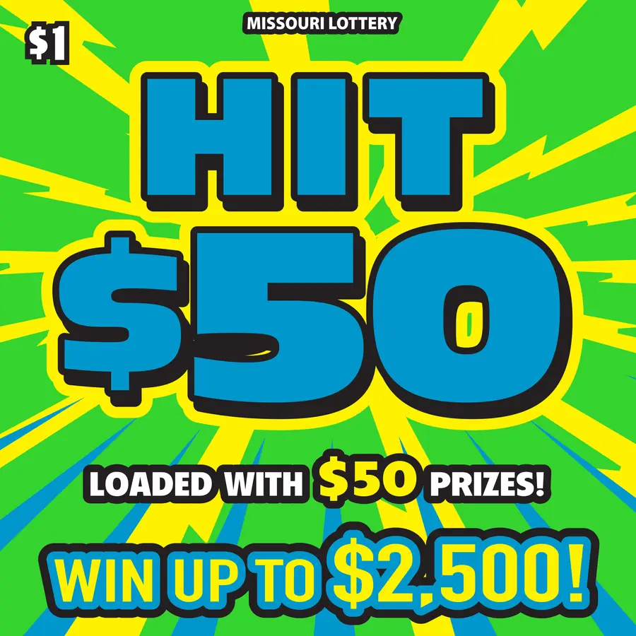 HIT $50 Missouri scratcher ticket