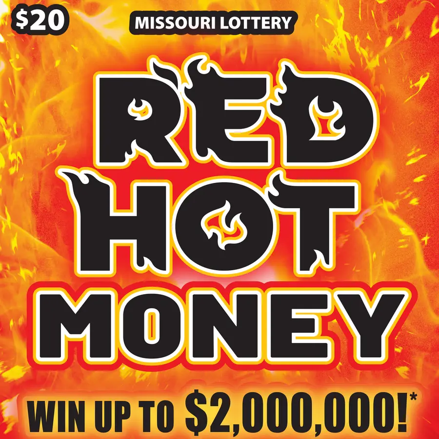RED HOT MONEY Missouri scratcher ticket
