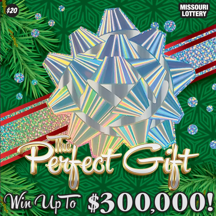 THE PERFECT GIFT Missouri scratcher ticket