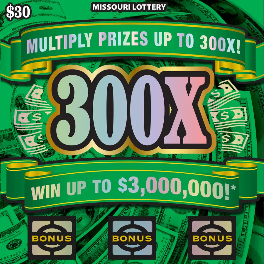 300X Missouri scratcher ticket