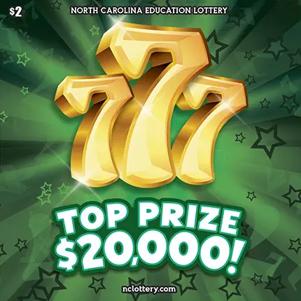 777 North Carolina scratch-off ticket
