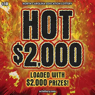 Hot $2,000 North Carolina scratch-off ticket