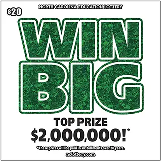 Win Big North Carolina scratch-off ticket