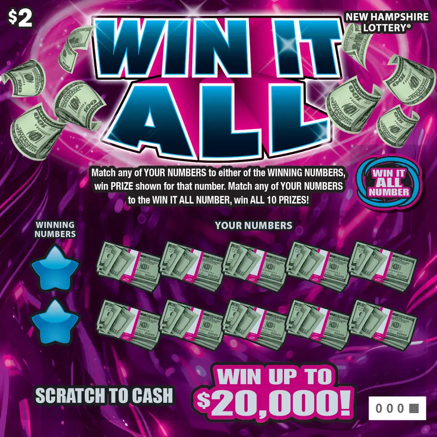 Win It All New Hampshire scratch game ticket