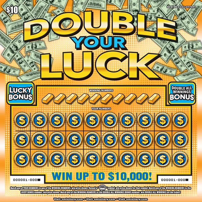 Double Your Luck New Mexico scratcher ticket