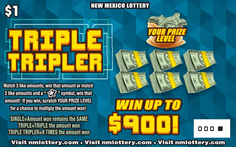 Triple Tripler New Mexico scratcher ticket