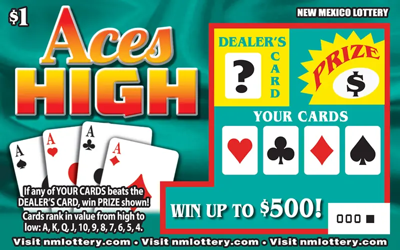 Aces High New Mexico scratcher ticket