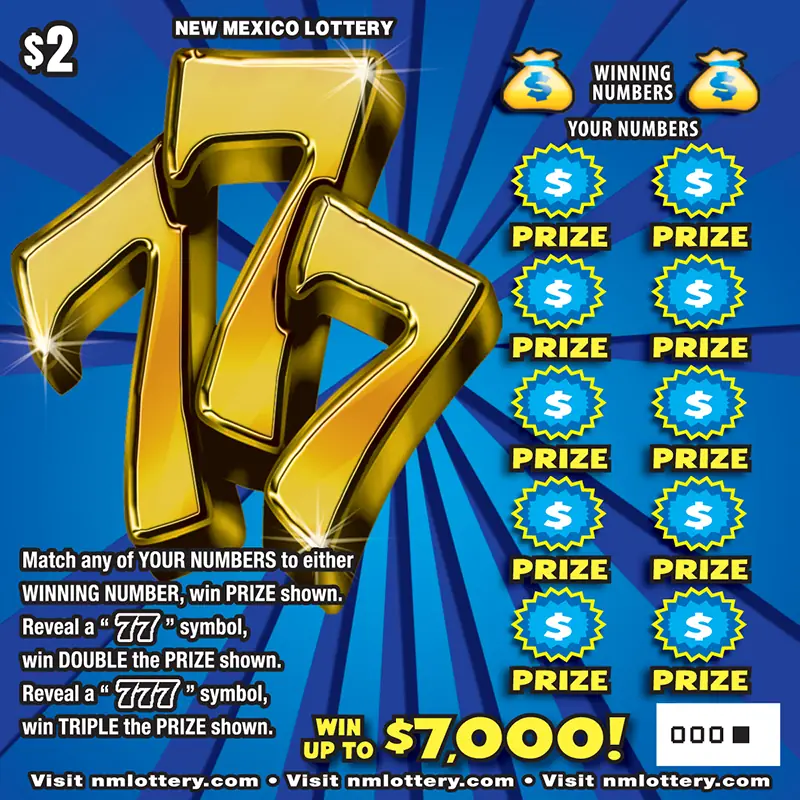 777 New Mexico scratcher ticket