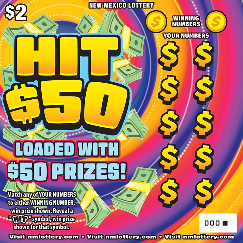Hit $50 New Mexico scratcher ticket