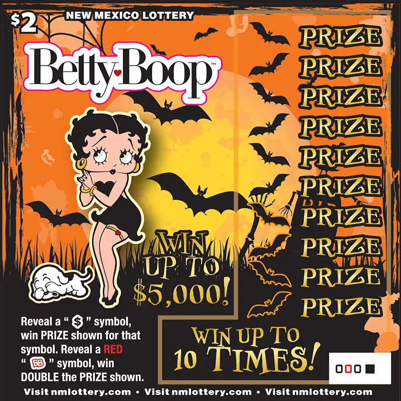 Betty Boop™ New Mexico scratcher ticket
