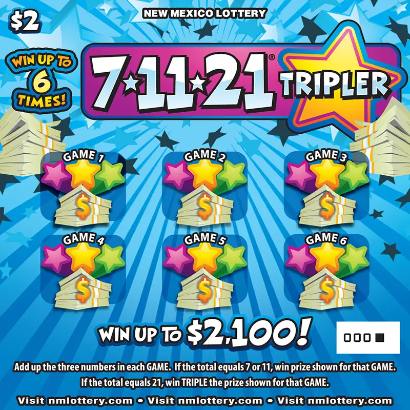 7-11-21® Tripler New Mexico scratcher ticket