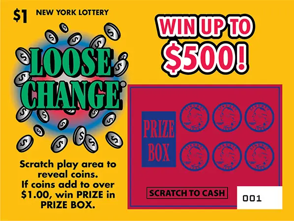 LOOSE CHANGE New York scratch-off ticket