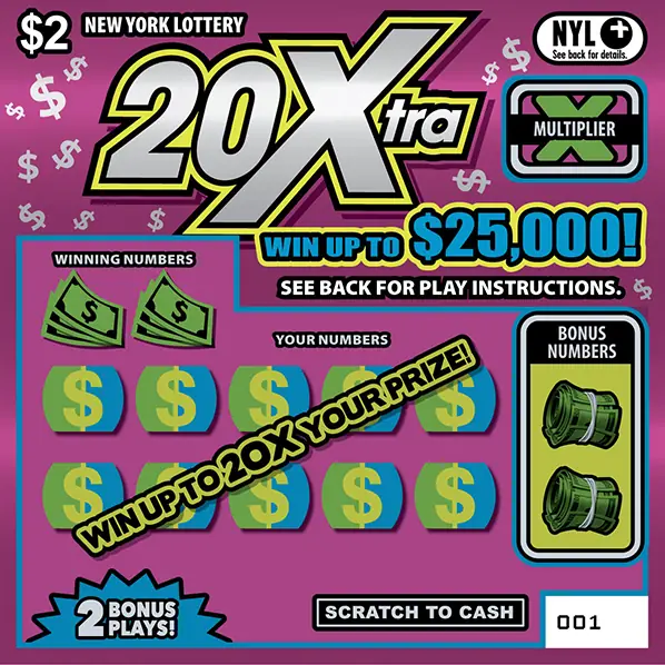 20Xtra New York scratch-off ticket