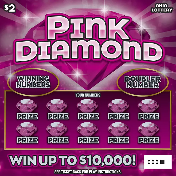 Pink Diamond Ohio scratch-off ticket