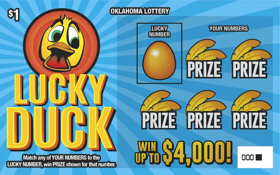 Lucky Duck Oklahoma scratcher ticket