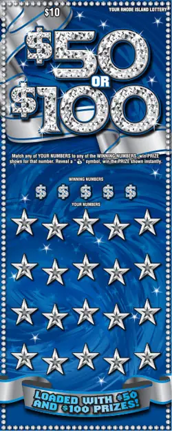 $50 or $100 Rhode Island instant game ticket