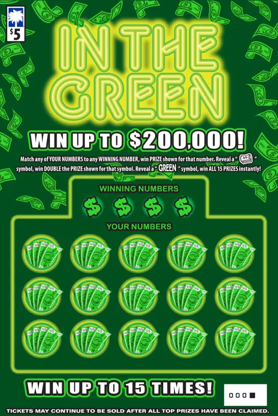 In the Green South Carolina scratch-off ticket