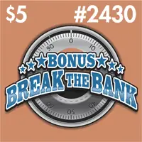 Bonus Break the Bank Texas scratch-off ticket